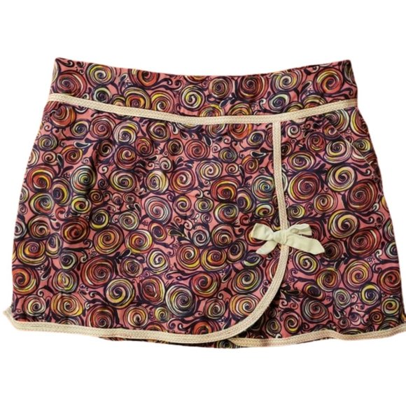 Lilly Pulitzer Dresses & Skirts - Lilly Pulitzer Skirt Skort Tennis Short Pink Orange Swirls 2